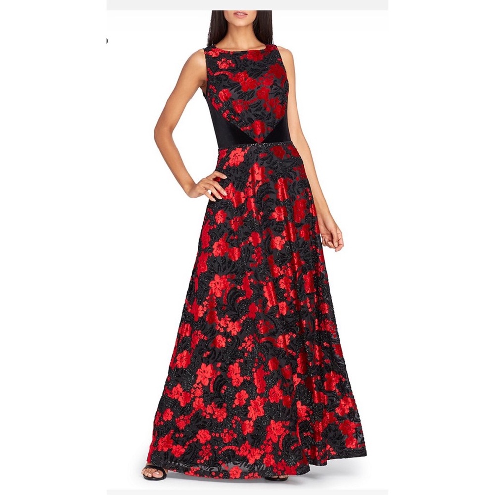 Tahari ASL Burnout Gown